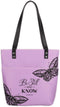 Christian Art Gifts Felt and Faux Leather Fashion Bible Cover Tote Bag with Inspirational Scripture