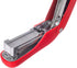 Praxxis Pro Aria-Plus Half-Strip Mini Stapler - Durable, Compact, Colorful Stapler for Office and Travel, Red