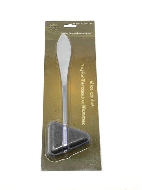 EMI Taylor Tomahawk Percussion Medical Reflex Hammer, 7 1/2" with Chrome Plated Handle, Precision Testing Tool