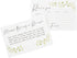 C.R. Gibson Q16-24814 Wedding Shower Recipe Cards and Invite Enclosure Cards, 40pcs, White