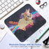 Small Mouse Pad for Laptop, Cute Premium-Textured Mouse Mat, Washable Non-Slip Rubber Base, Space Unicorn Cat