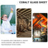Scicalife Light Correct Experiment Device, 2pcs Cobalt Glass Blue Fire Glass Reflective Tempered Glass