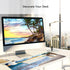 Gaming Mouse Pad Large Extended Keyboard Mouse Pad, Beach Ocean 35.5x15.8 inch XXL Mouse Pad for Work and Gaming