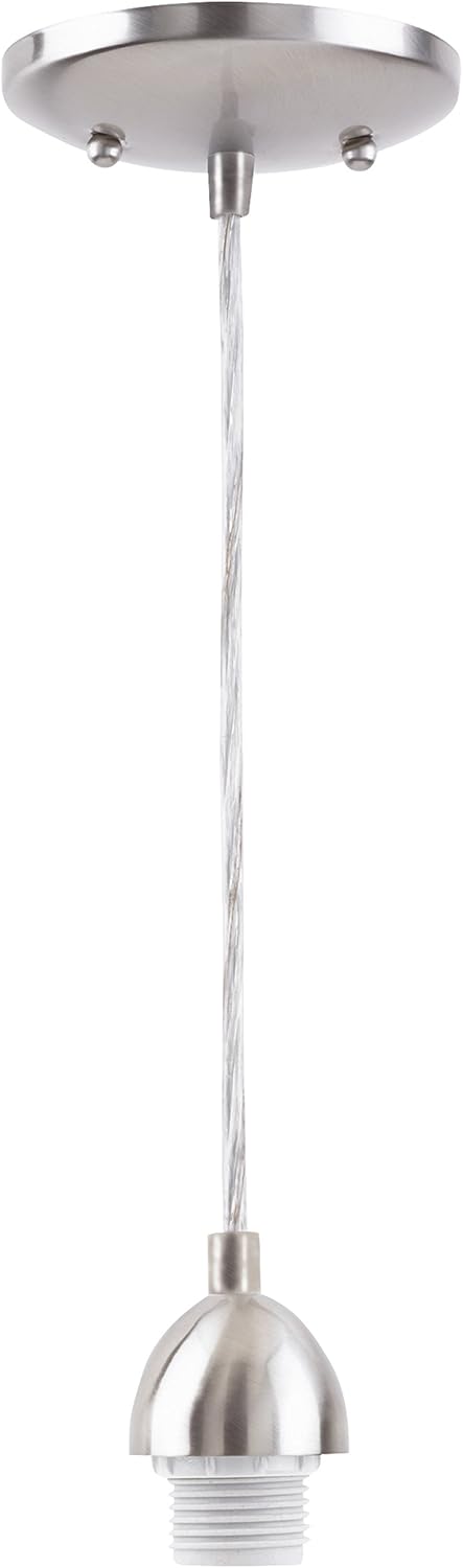 Westinghouse 7028400 Single-Light Mini-Pendant Kit with Nickel Finish