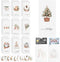 Engrowtic 50 Sets Christmas Gift Card Holder for Cash Boho Rustic Christmas