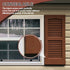Jetec 24 3 Inch Pcs Vinyl Shutter Fasteners Painted Screws for Vinyl Shutters Metal Carbon Steel Screws for Outside