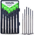 Precision Screwdriver Set, Set of 6 with Case, Flathead & Philips in Different Sizes