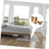 4Pcs Set IMIKEYA Solid Hardwood Cabinet Bun Feet Replacement Legs Bearing Weight for Sofa, Table, TV Stand, and Coffee