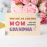 Qiliji Mother's Day Card for Grandmas, Mother's Day Card from Kid, Grandmas Birthday Cards, New Grandma Cards, You Are