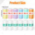 Jeqqinuz 12 5725mm T02/M02 Rolls Mini Printer Sticker Paper, Self-Adhesive Thermal Sticker Paper Compatible with Mini