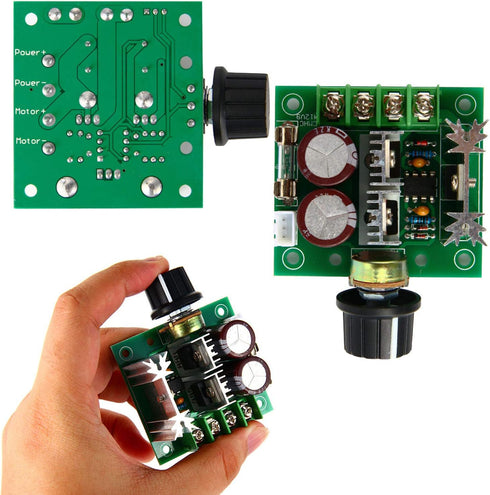 Greartisan 12V-40V 10A DC Motor Speed Controller PWM Variable Speed Regulator with Control Knob