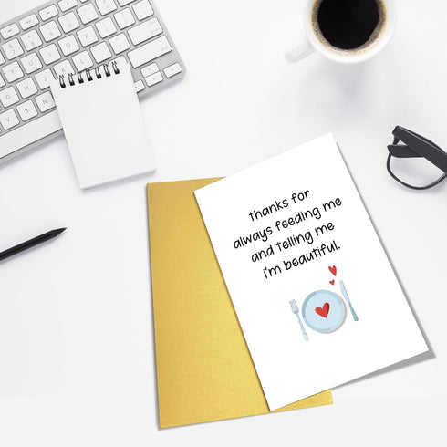 Goroar Funny Valentines Day Card for Him, Humor Valentines Day Card Gift for Boyfriend, Anniversary Card from Wife