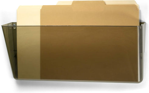 Officemate Plastic Wall-File Pocket, One Pocket, Legal/Letter Size, Smoke