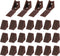 HARFINGTON 50pcs Plastic Corner Braces 17 x 20 x 20mm L-Shape 90