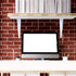 24 Packs 10 8 Inch KINJOEK x White Shelf Brackets, Heavy Duty Metal Wall Corner Angle Shelving Shelf Brackets