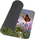 Cute Rectangle Mouse Pad Custom, Butterflies in Daisy Fields Non-Slip Rubber Gaming Mousepad for Computers