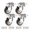 1 Inch Small Caster Wheels for Furniture, Low Profile Casters Set of 4, Total Capacity 90 Lbs