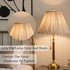 AUXBC 2PCS 1/4-27 Crystal Lamp Finials with Black Chrome Base, Thread Glass Ball Topper Decorative Cap for Table Floor