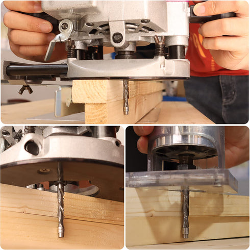 1/4-Inch Shank Spiral Flush-Trim Router Bit, Solid Carbide Up Cut CNC Router Bit