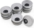 12 Pack 2 Inch Desk Grommet Kit, Wire Cable Hole Cover Organizer for Office Cord Management (Silver)