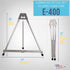 U.S. Art Supply 15" High Aluminum Tabletop Display Easel, Adjustable Folding Stand for Painting, Canvas, Posters