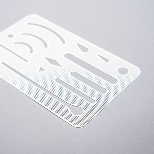 Staedtler Stainless Eraser Plate, Mesh Type, Japan Import
