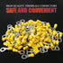 Hilitchi 100Pcs Insulated Ring Electrical Wire Crimp Connectors, 12-10AWG, Yellow - M8