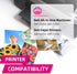 Intactech Compatible Dell Series 31 32 33 34 Ink Cartridges for Dell V525w V725w Printer, 3 Black, 1 Cyan, 1 Magenta, 1