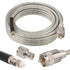 MOOKEERF CB Coax Cable 18ft,Low Loss RG8X Stranded Core CB Antenna Cable