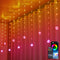 Wishing Ball Curtain Lights, 10ft x 3.3ft RGB LED Color Changing String