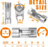 Diesel Injector Fuel Line Socket Set Difficult Access Flare Nut Wrench Spanner for Wired Temperature Sensors, Thermo Switches, ABS Tube, Master Cylinder, Coolant, etc (10MM(3/8"DR.)) by TradeINArt