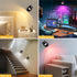 KEIWRLIGHT 6 11 360 Infrared Sensor Wall Sconces, RGB Wall Mounted Lamp Rechargeable Battery Operated, Brightness