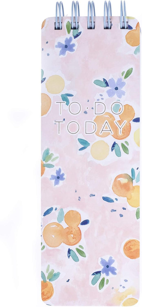 Graphique Reporter Notepad, Oranges – Portable Notebook with 150 Lined Sheets, 3" x 8.75" – Perfect for Note Taking and