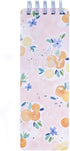 Graphique Reporter Notepad, Oranges – Portable Notebook with 150 Lined Sheets, 3" x 8.75" – Perfect for Note Taking and
