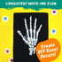 Extra Fine Tip White Chalk Markers, 4 Pack 1mm Point, Dry Erase Marker for Blackboard and Signs