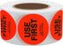 Hybsk Fluorescence USE First Stickers, Restaurant Food Service FIFO Label, 1.5 Inch, 500 Labels Per Roll, Fluorescence