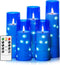 kakoya Flameless LED Candles with Timer 5 Pc Flickering Flameless Candles for