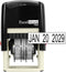 ExcelMark 7820 Self-Inking Rubber Date Stamp - Great for Shipping, Receiving, Expiration Dates (Black Ink)