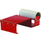 Partners Brand PTDLAB6ML Industrial Metal Label Protection Tape Dispenser, 6", Red