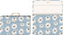U Brands Expanding 19 Pocket Fashion File Folder, Blue Gilded Spring, 15.4” x 10.5” for Office Use