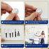 6 Pack 1.26"x0.12" DIYMAG Strong Magnets with Double Sided Adhesive Backing, Round Permanent Powerful Neodymium Disc