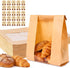 50 Pack Paper Bakery Bread Bags for Homemade Bread, Sourdough Bag with