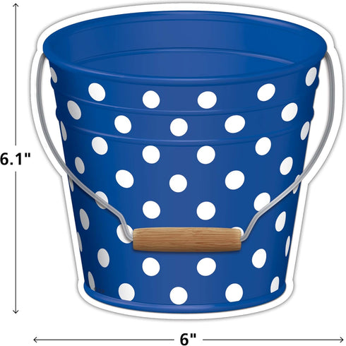 Teacher Created Resources Polka Dots Buckets Paper Accents (5631)