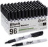 Dry Erase Markers Bulk, 96 Pack Black Chisel Tip Low Odor Whiteboard Markers for School, Office, Writing on White Board