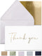 Twistionery Thank You Cards & Envelopes Set - 100 Blank Cards - Wedding,