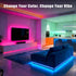 150ft DAYBETTER Smart RGB Led Strip Lights, Led Lights for Bedroom with App Control, Multicolor Changing Led Light