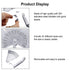 Stainless Steel Feeler Gauge, Dual Marked Metric and Imperial Measuring Tool (0.005/0.127-0.02/0.508 mm, 16 Blades)