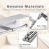 BryXvis Holder,304 No More Phone Drops, Family Friendly Rounded Corners,Toilet Paper Holder with Shelf,Double Roll Wall