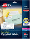 Avery Send & Reply Piggyback Mailing Labels, 1 x 3, Pack of 240 (5735)