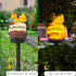 Welcome Birds Solar Powered Outdoor Garden Light, Resin Animal LED Stake Lights for Patio Yard Art Garden